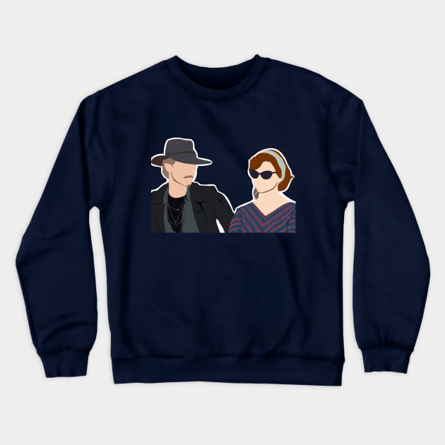 Queen's Gambit Beth and Benny Crewneck Sweatshirt by jocela.png